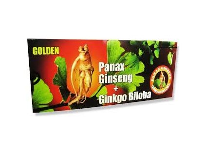 Panax Ginseng+Ginko Biloba+Magnézium ampulky 10x10ml