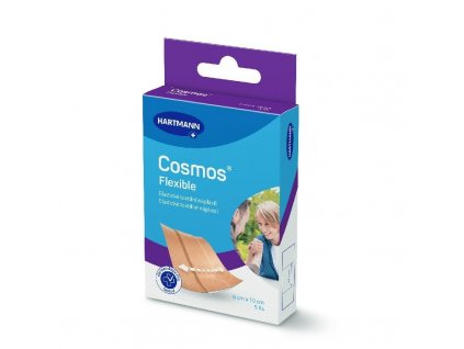 Cosmos Flexible náplasť na rany elastická 10x6 cm 5 ks