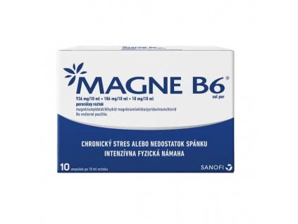 MAGNE B6 peroralny roztok v ampulkach 10x10ml ilieky