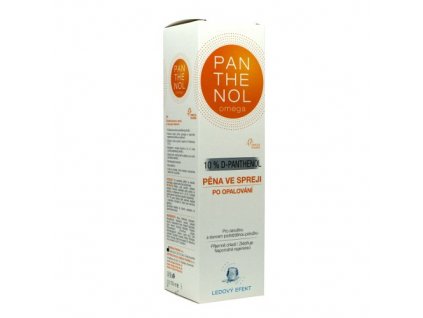 Omega Pharma Panthenol Omega pena v spreji s ľadovým efektom 10% 150 ml