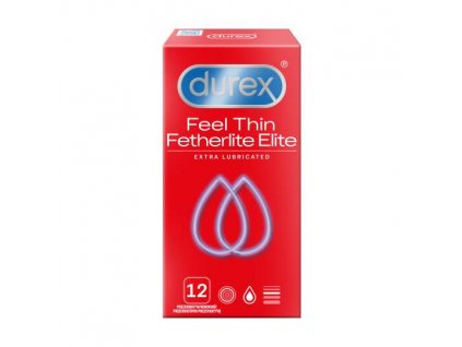 Durex Feel Thin Extra Lubricated 12 ks