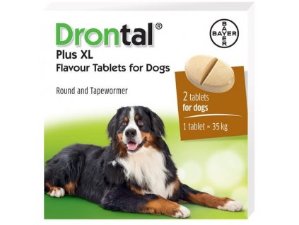 Drontal Plus XL Flavour 35 kg 2 tbl