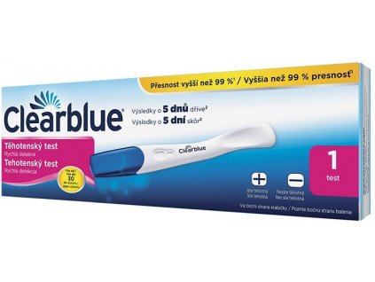 Clearblue tehotenský test rýchla detekcia 1 ks