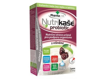 Nutrikaša probiotic Višňa 3x60 g