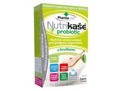 Nutrikaša probiotic Hruška 3x60 g