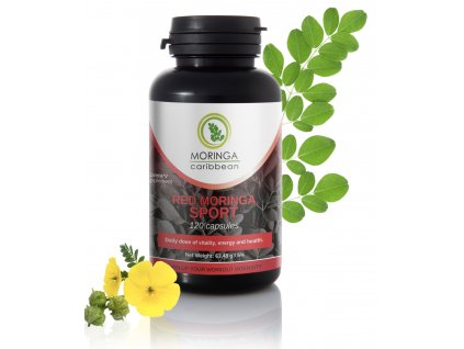 Moringa Caribbean Red Sport 120 kapsúl