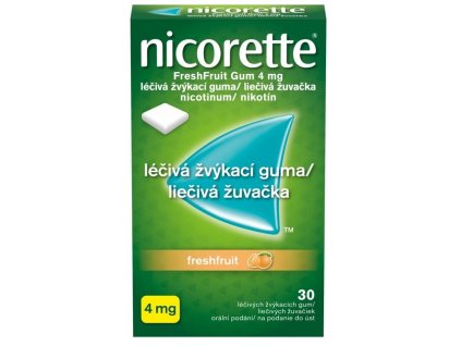 Nicorette Freshfruit gum 30x4 mg