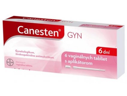 Canesten GYN vaginálne tablety 6 x 100mg