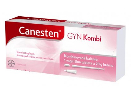 Canesten GYN Kombi vaginálna tableta 1x500 mg + krém 20 g