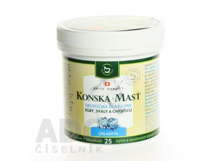 Konská masť chladivá 250 ml