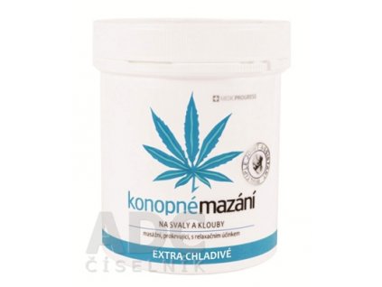 Konopné mazanie extra chladivé 1x250 ml