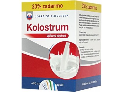 Dobré zo Slovenska Kolostrum 400 mg 40 kapsúl