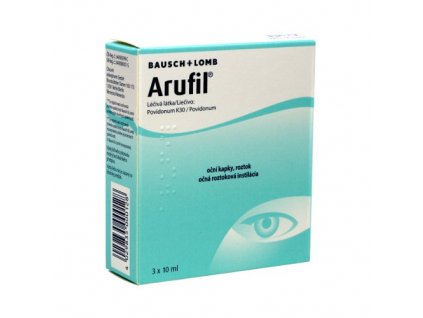 Arufil očné kvpaky 3 x 10 ml