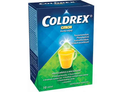 Coldrex horúci nápoj citrón 10 ks