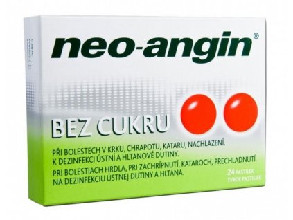 Neo-Angin bez cukru 24 pastiliek