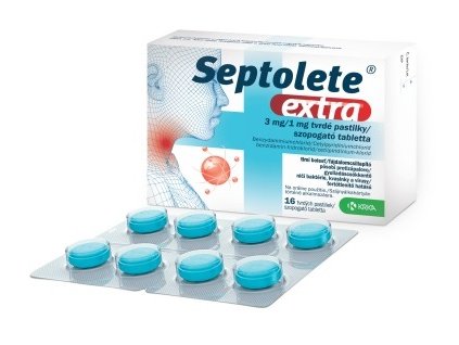 Septolete Extra pastilky 16 ks