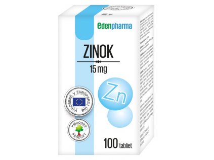 Edenpharma Zinok 15 mg 100 tabliet