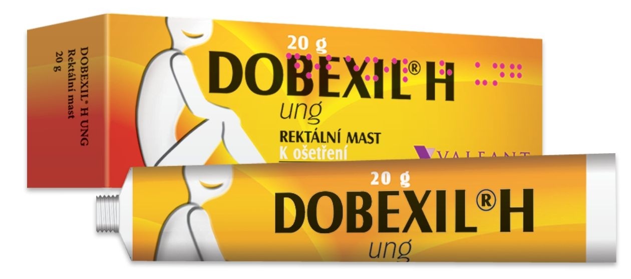 Dobexil H Dobexil H rektálna masť rektálna masť na hemoroidy 20 g