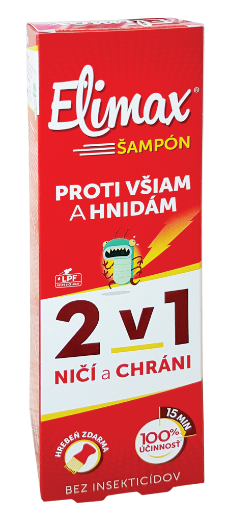 ELIMAX Šampón proti všiam a hnidám 100 ml