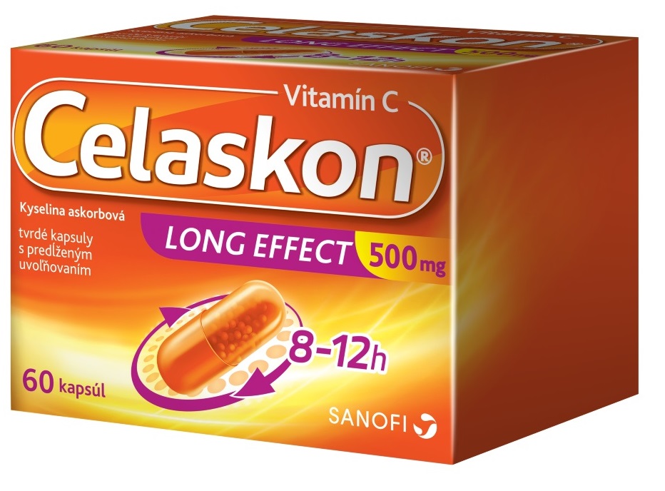 CELASKON Long effect 500 mg 60 kapsúl