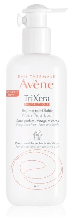 AVENE TriXera Nutri-Fluid Výživný balzam pre suchú kožu 400 ml