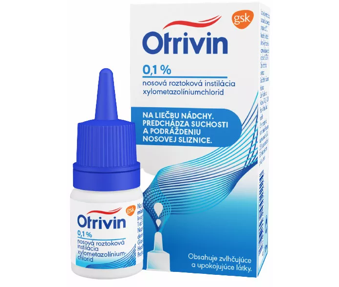 Otrivin Otrivin 0,1% nosová roztoková instilácia 10 ml