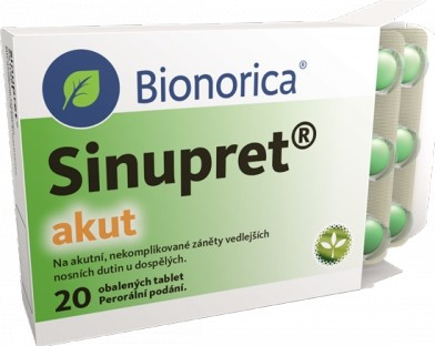 SINUPRET Akut 20 tabliet