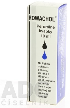 ROWACHOL na pečeňovo-žlčníkové ochorenia 10 ml