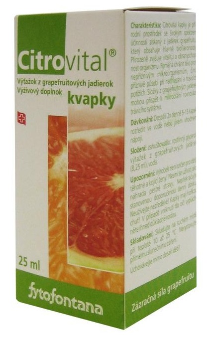 Fytofontana Citrovital kapky kvapky na podporu imunitného systému 25 ml