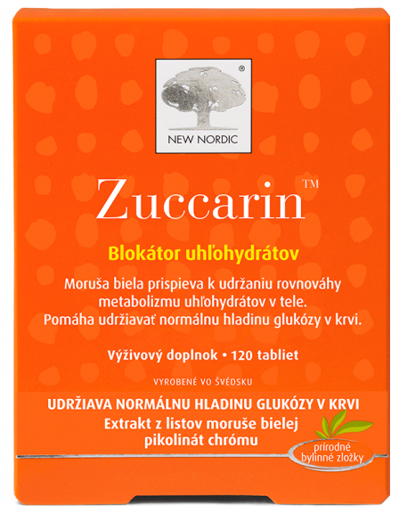 New Nordic Zuccarin 120 tabliet