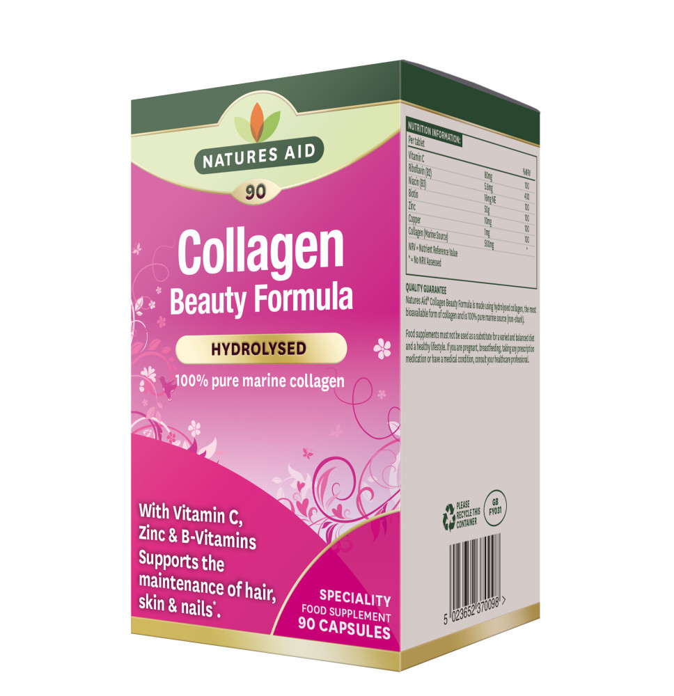 Natures Aid Collagen Beauty Formula 90 kapsúl