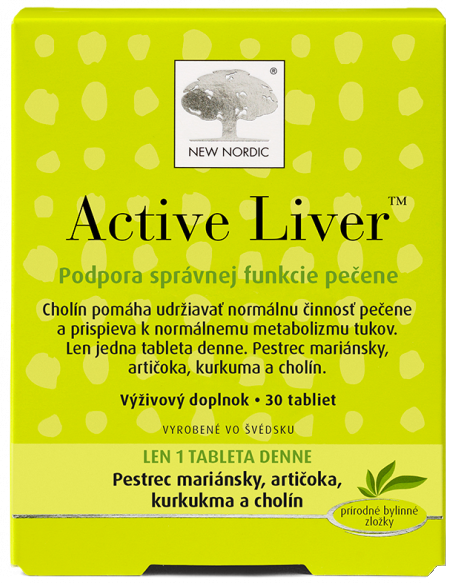 NEW NORDIC Active Liver na pečeň 30tbl