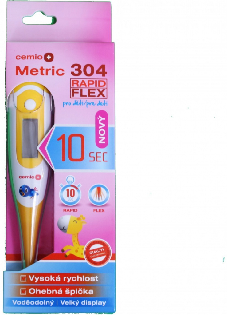 Cemio Metric 308 304 Rapid Flex digitálny teplomer pre deti 1 ks