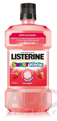 LISTERINE Smart rinse berry ústna voda pre deti 250 ml