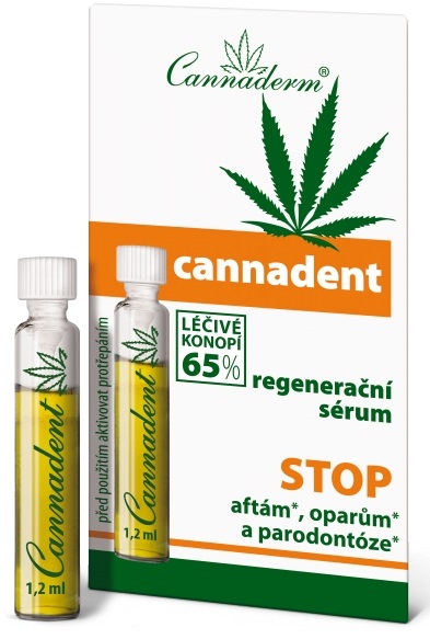 CANNADERM Cannadent regeneračné sérum 10 x 1,5 ml