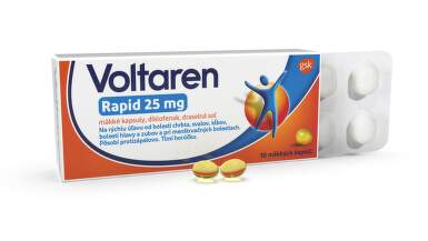 Voltaren Rapid kapsule proti bolesti 10x25mg