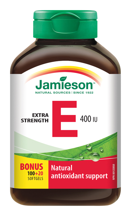 JAMIESON Vitamín E 400 IU 120 kapsúl