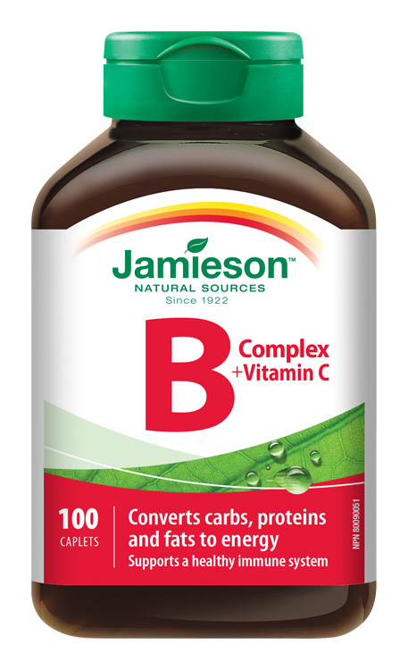 JAMIESON B-komplex s vitamínom C 100 tabliet