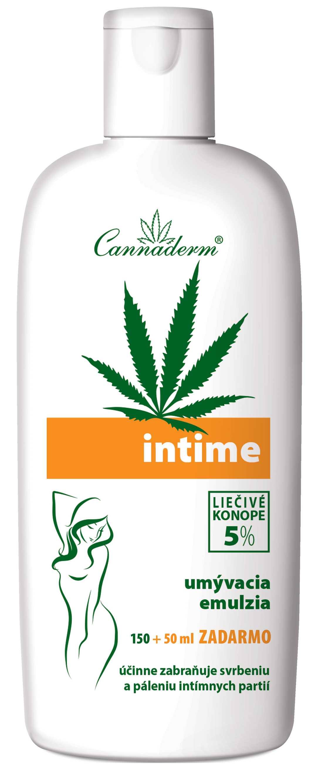 Cannaderm INTIME umývacia emulzia 200ml