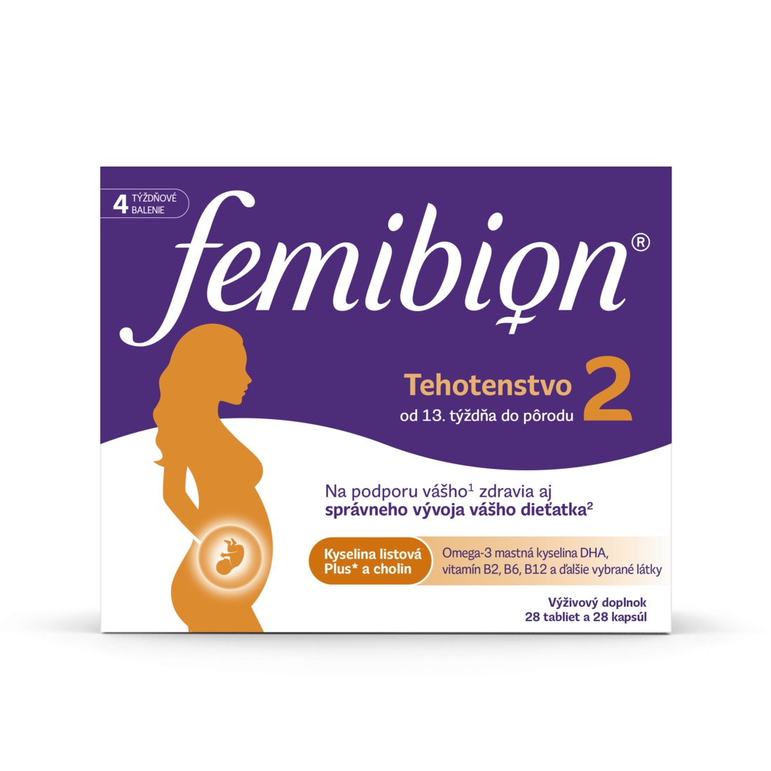 FEMIBION 2 Tehotenstvo 28 tabliet + 28 kapsúl