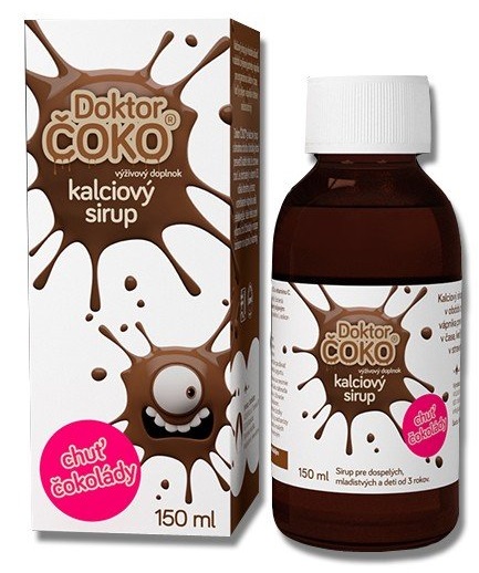 VULM Doktor ČOKO kalciový sirup 150 ml