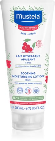 MUSTELA BÉBÉ Telové mlieko Soothing Moisturizing 200 ml
