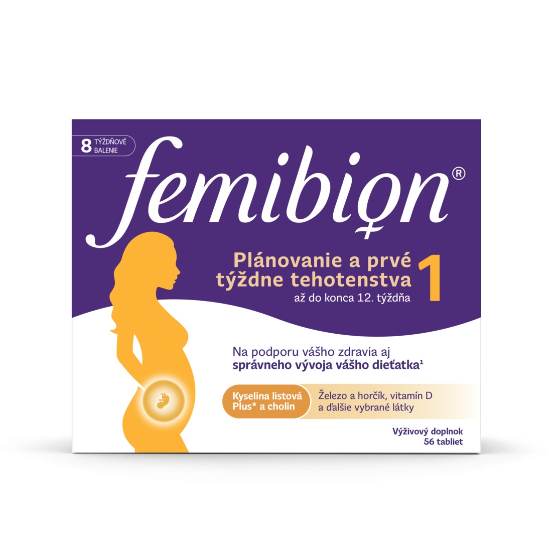 FEMIBION 1 Plánovanie a prvé týždne tehotenstva 56 tabliet