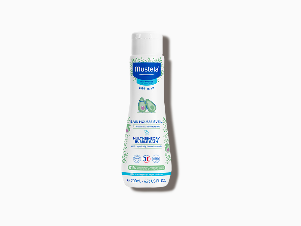 MUSTELA BÉBÉ Sprchový gél Multi-Sensory Bubble Bath 200 ml