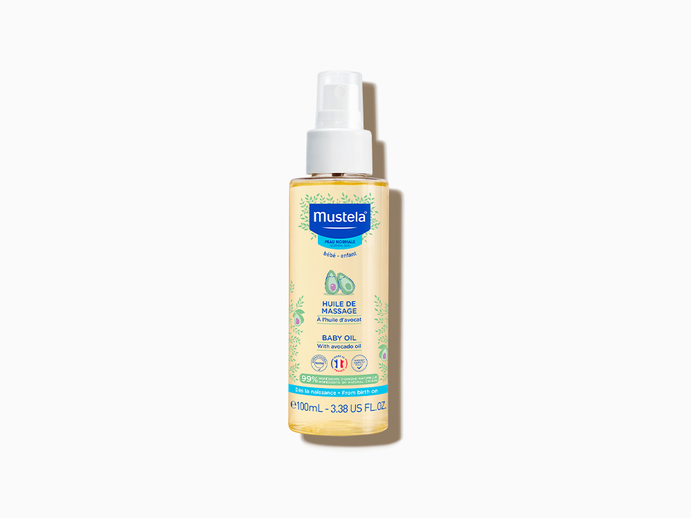 Mustela Bébé masážny olej pre deti od narodenia 100 ml