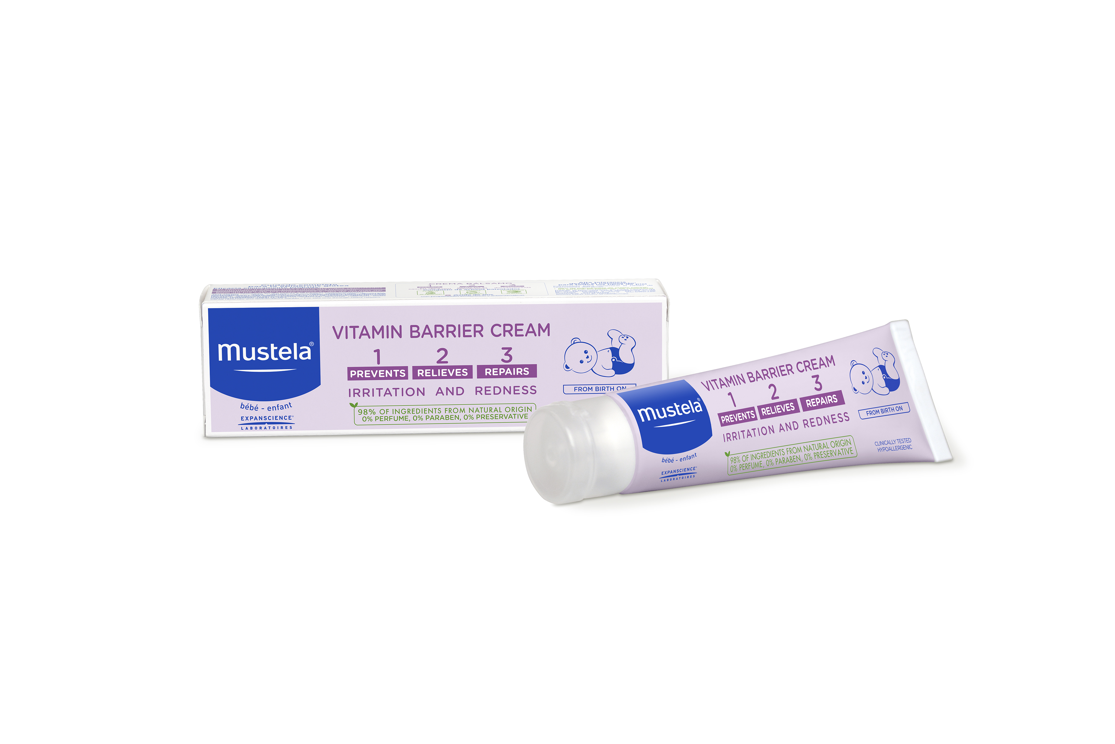 MUSTELA Bébé krém proti zapareninám 50 ml