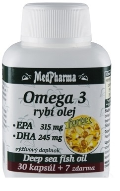MedPharma OMEGA 3 rybí olej forte - EPA, DHA