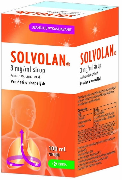 SOLVOLAN 3 mg/ml sirup 100 ml