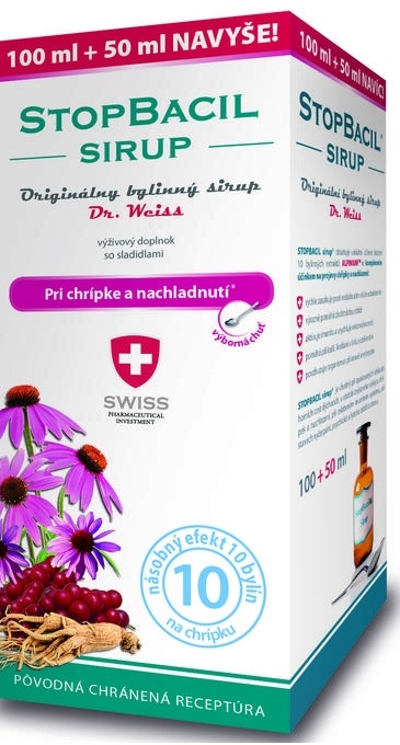 STOPBACIL SIRUP - Dr.Weiss, 100+50 ml navyše (150 ml)