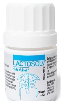 LACTOSOLV na zlepšenie trávenia laktózy 30 ks